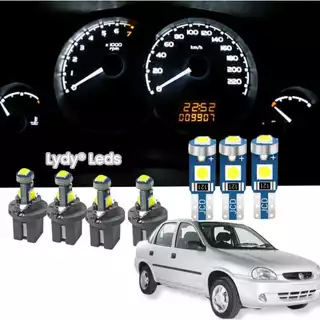 Kit Lampada Led Painel Corsa Max Premium Classic Wagon WInd Super Branco