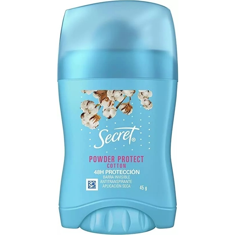 Desodorante Secret Powder Protect Cotton - 45g - Invisible Solid ...