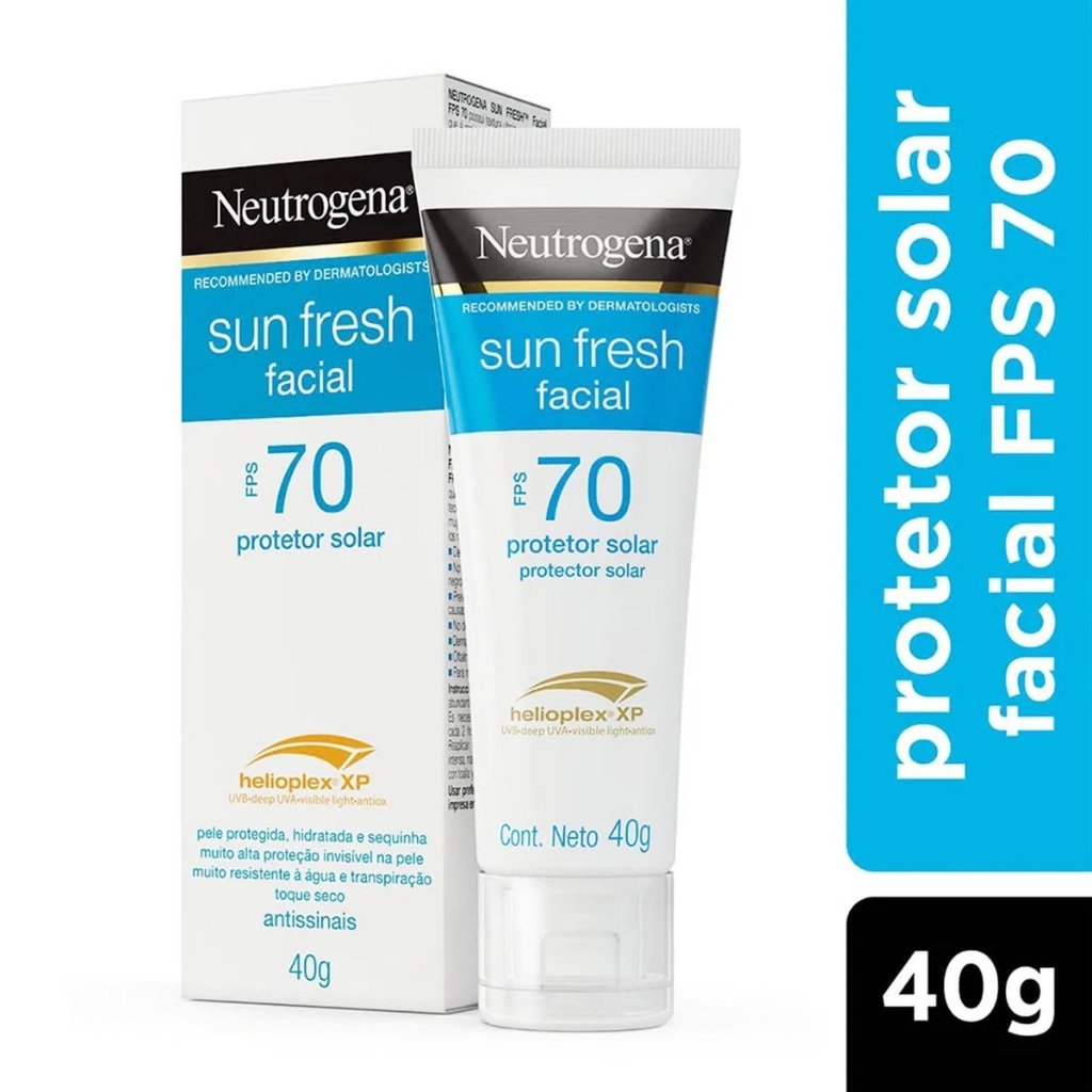 NEUTROGENA SUN FRESH® Dry Skin Sem Cor FPS 70