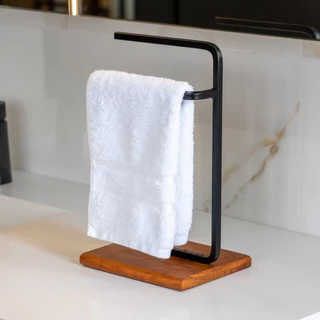 Porta Toalha de Rosto para Lavabo e Bancada de Pia