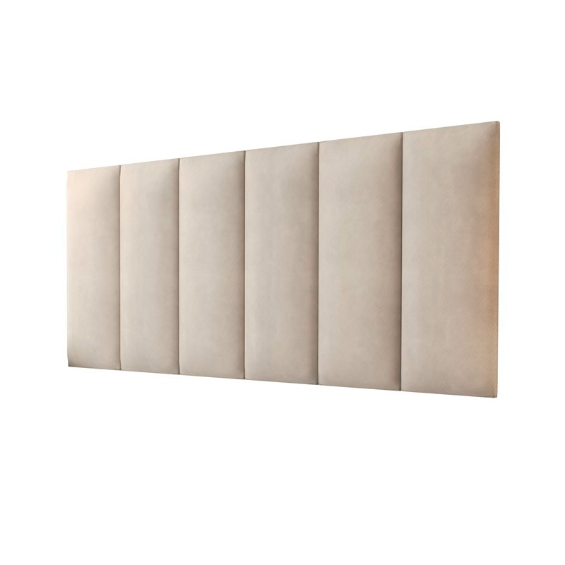 Painel De Cabeceira De Cama Box - Tamanho 1,40 - Cor Bege - Lojas G2 Móveis