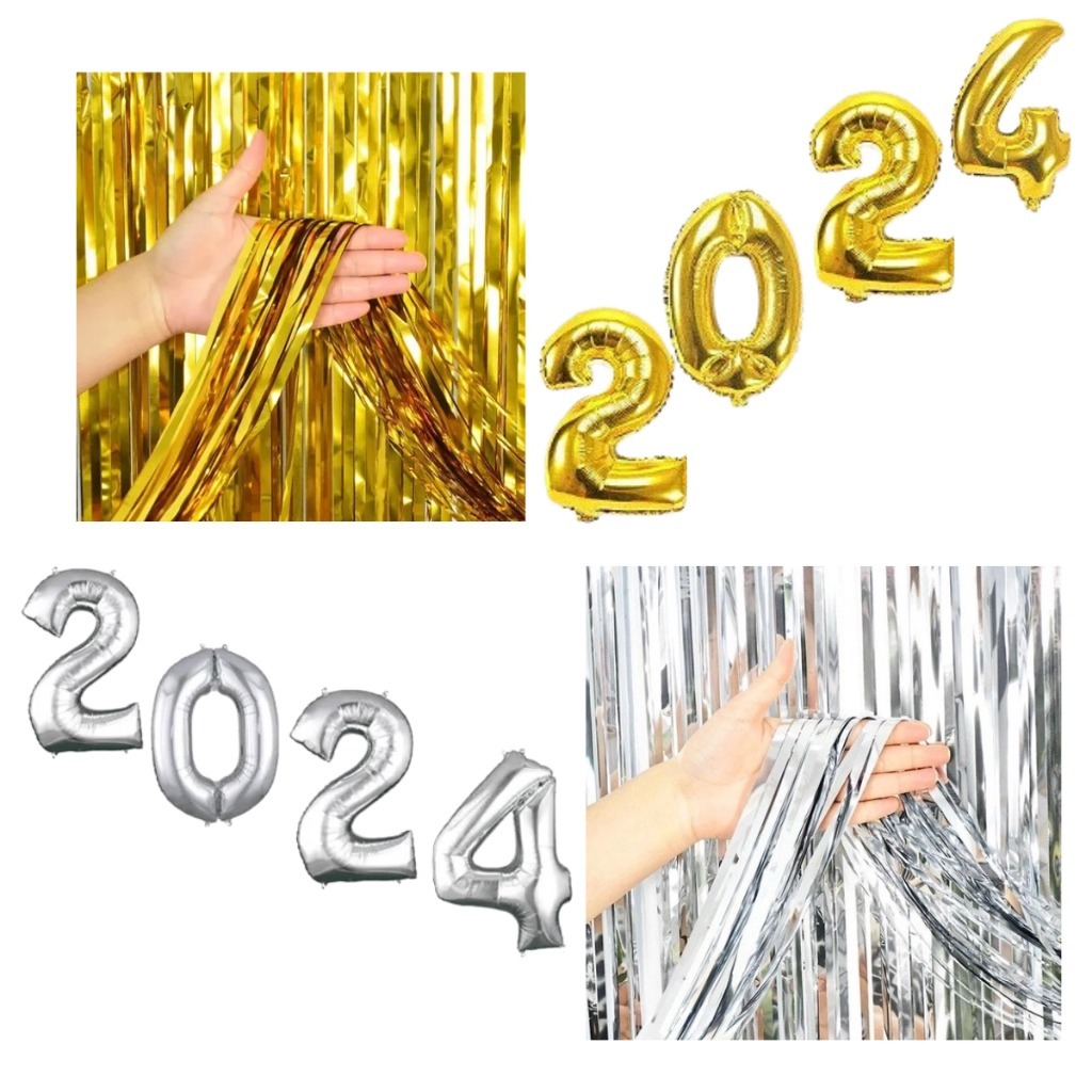 ABOOFAN 1 Conjunto Turma De Decorações De 2024 Sinal De De Formatura 2024  Balões De Festa De Formatura Material De Festa De Ano Novo 2024 Balões De