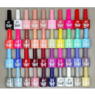 Kit C/6, 10 e 12 Esmalte em Gel Led Uv Bella Rosa 12ml Cores Preto Branco Vermelho Amarelo Cores Variadas