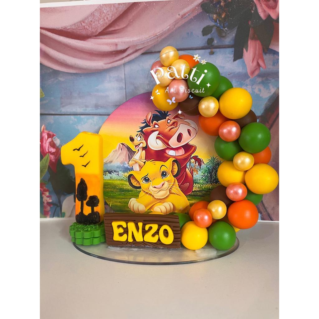 Vela Cenário Rei Leão Simba