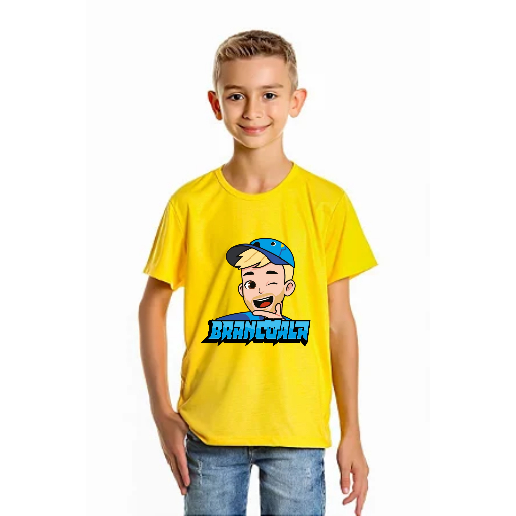 Camiseta infantil r Brancoala camiseta do Brancoala unissex - Moda  Top - Camiseta Infantil - Magazine Luiza