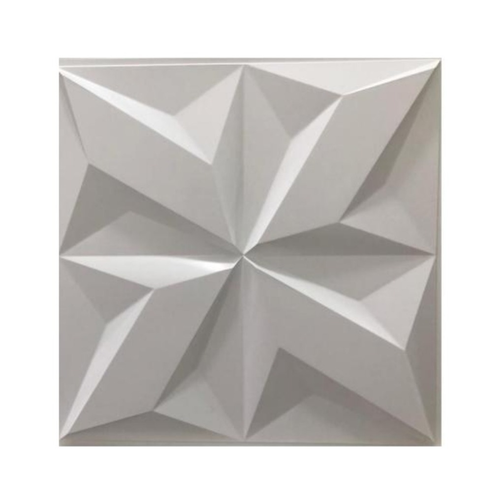 Kit 10 Placas Painel 3D Revestimento de Parede - Imita Gesso Luxo ...