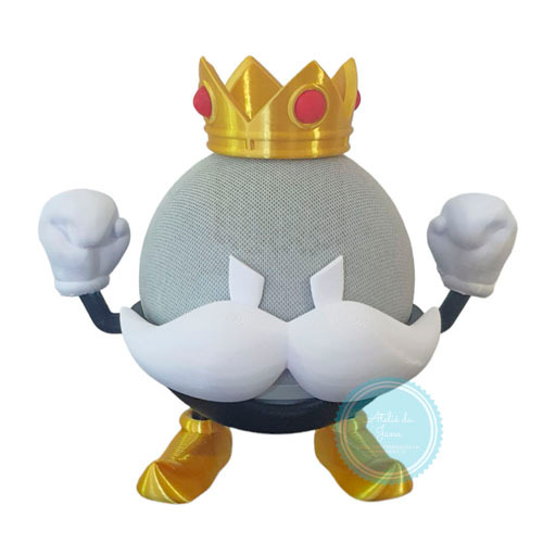 Suporte Para Alexa Echo Dot 4, Echo Dot 5 Bob-Omb (Mario Bross)