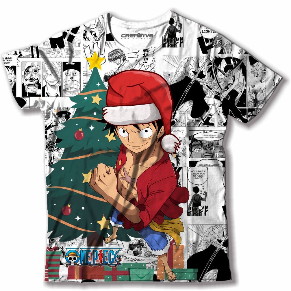 Camisas Camisetas Animes Uniforme 3d - Luffy - One Piece