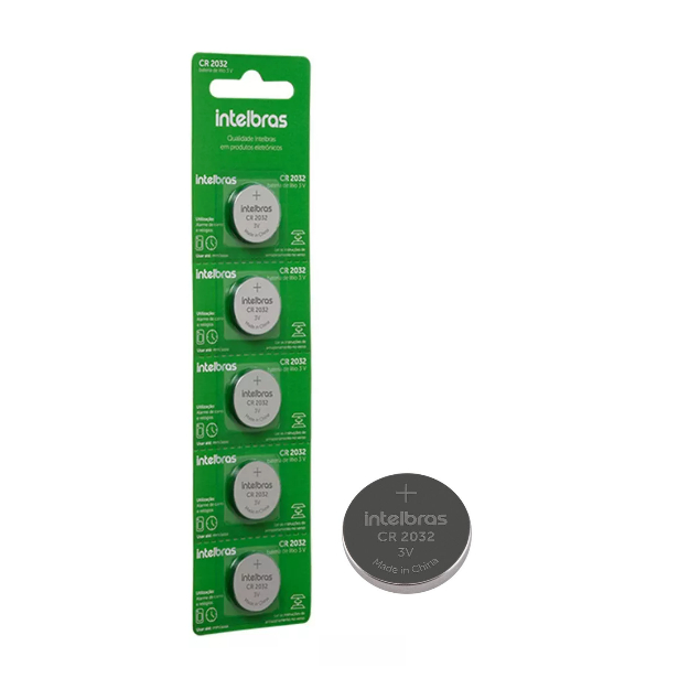 Bateria Lithium 3v Cr2032 IntelBras (Blister C/5)