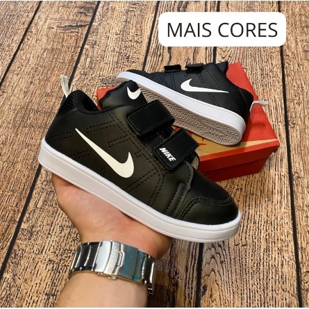 Tenis nike sale infantil com velcro