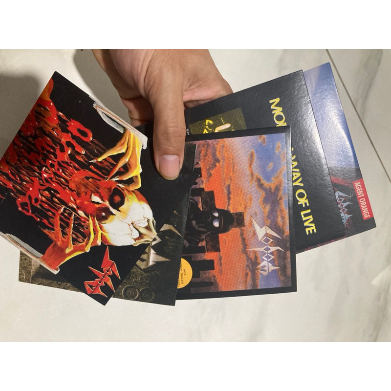 Cd box Sodom 5 original albums - obsessed by cruelty, Persecution mania, this mortal way of live, agente orange, verter of the dead. Cd box Sodom 5 original albums - obsessed by cruelty, Persecution mania, this mortal way of live, agente orange, verter of the dead.