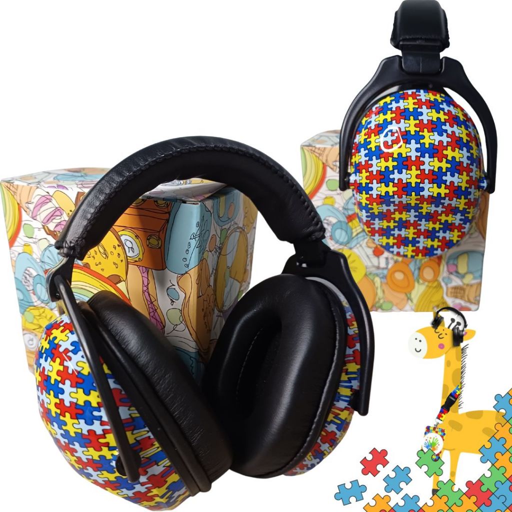 Abafador De Som Ruídos Infantil Adulto Autismo Quebra Cabeça | Shopee ...