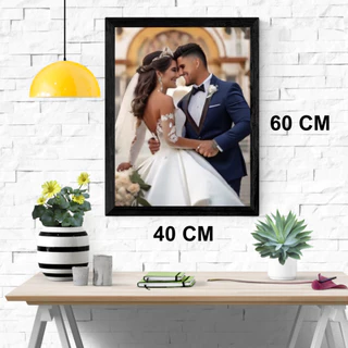 Quadro Personalizado Sua Foto Aqui 40x60 Em Vinil