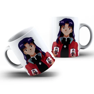 Caneca Misato Katsuragi Anime Neon Genesis Evangelion EVA presente Geek Nerd Otaku Mangá
