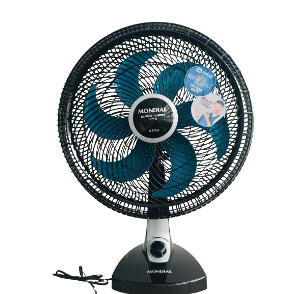 Ventilador de mesa Mondial VTX-40 turbo preto 40 cm 127 V
