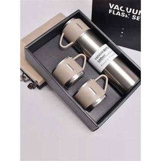 Garrafa Térmica de Inox 500ml Água Gelada Café Chá + Caneca Frio