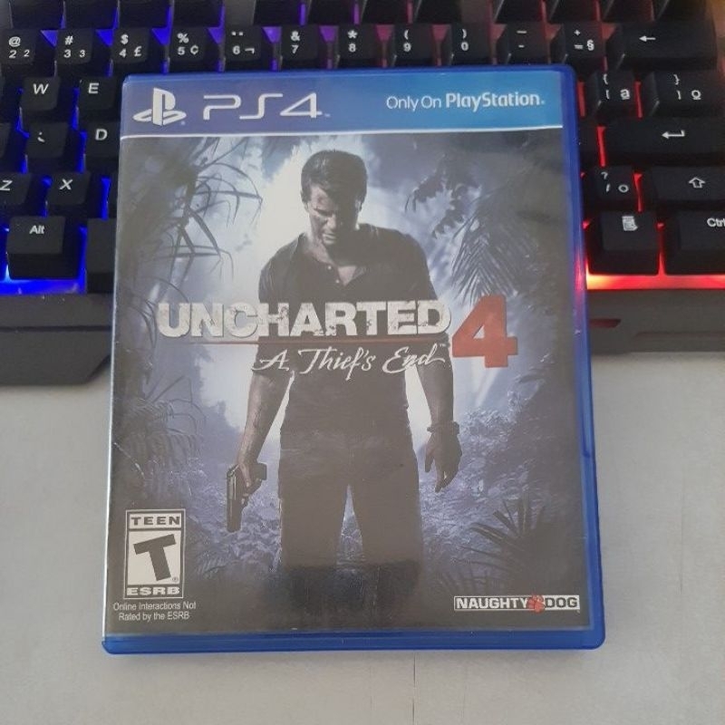 Uncharted 4 A Thiefs End Ps4 (Caixinha Papelão) (Seminovo) (Jogo