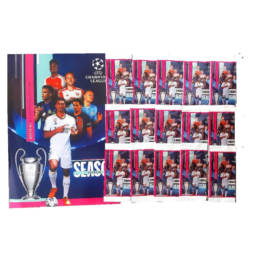 Figurinhas UEFA Champions League 2019/20 - lote com 10 envelopes