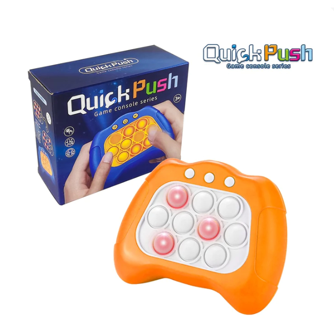 Game Fast Push Handheld Game, Pop Light Up Game Toys Upgraded Version 2, Lightly  Push to