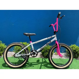 Bicicleta Bike Infantil Menina Pro X BMX Serie 1 Aro 20