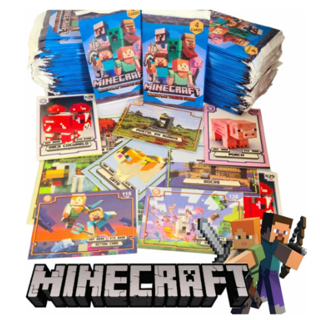 Boneco Minecraft Steve 20cm Musical + Luz Kit 3 Minecraft