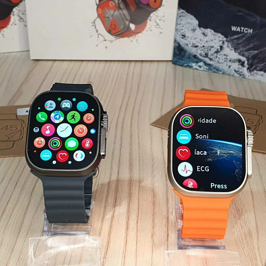 Smartwatch Original, W69 Ultra 2GB ROM, NFC, Música local, Som Gravação ...