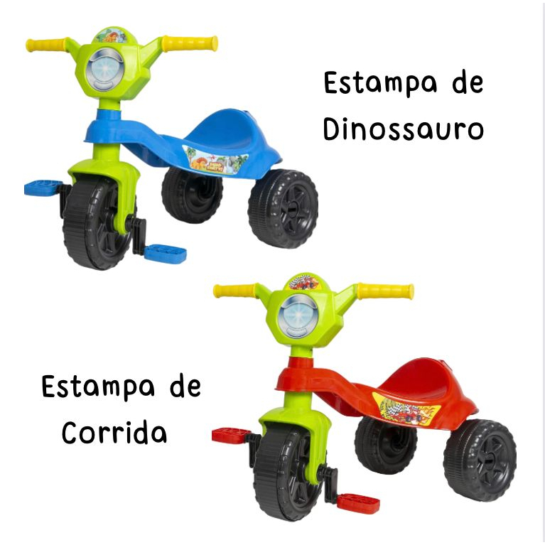 Triciclo Motoca Infantil Tico Tico Menino Azul - Magic Toys na