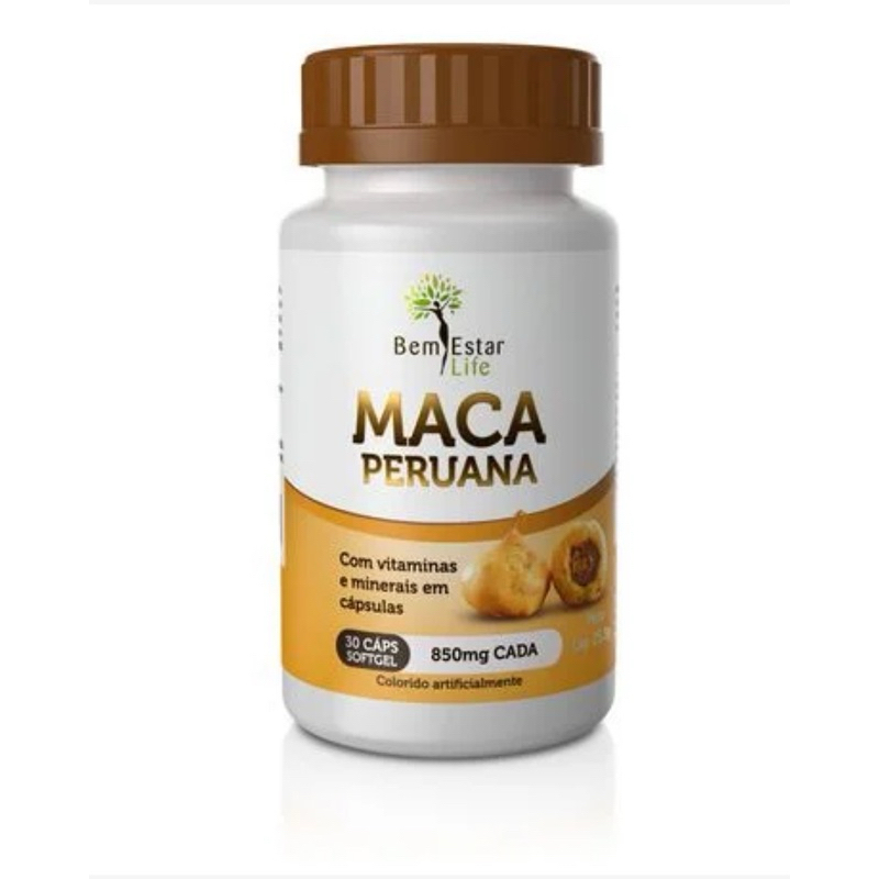 MACA PERUANA - 30 CAPSULAS | Shopee Brasil