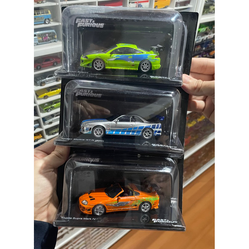 Combo Fast and Furious LUPPA Escal 1:43 Mitsubishi Eclipse Toyota