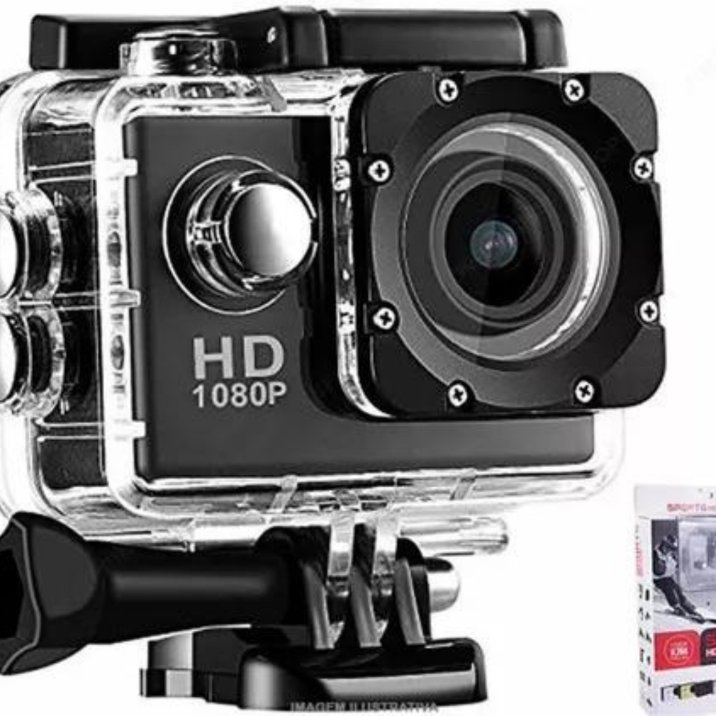 GOCAM Sports Câmera de Alto Impacto Esportes Pesca Camping Motos Carros 1080 Full HD