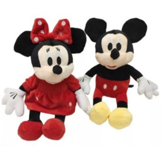 boneca Mickey e mini Pelucia com muísca 28 cm