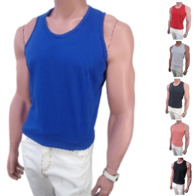 Camiseta Regata 100% Algodão Masculina Básica academia adulto