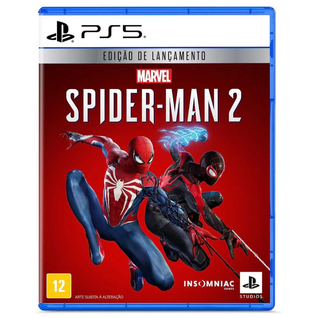 Marvel's Spider-Man 2 PS5 Edição De Lançamento Mídia Física Lacrado