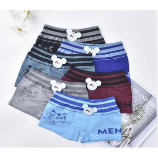 Kit 10 Cuecas Box Infantil Sem Costura MEN Criança Bebê juvenil Masculino