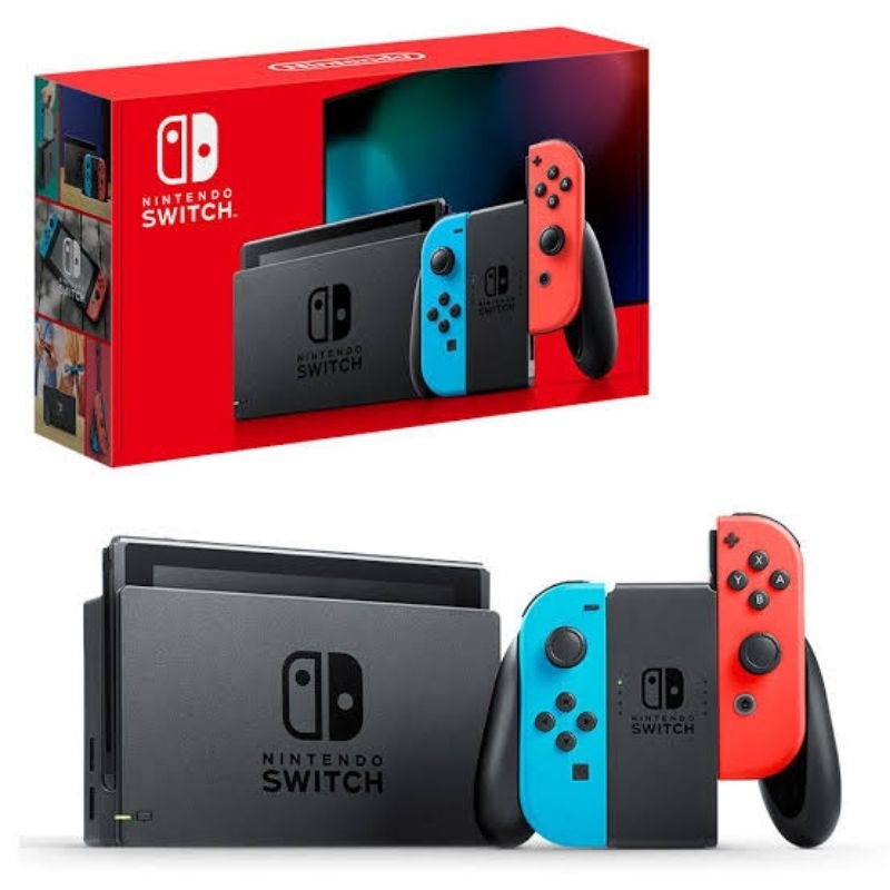 Nintendo Switch V1 Desbloqueado com cartão de memória 64GB