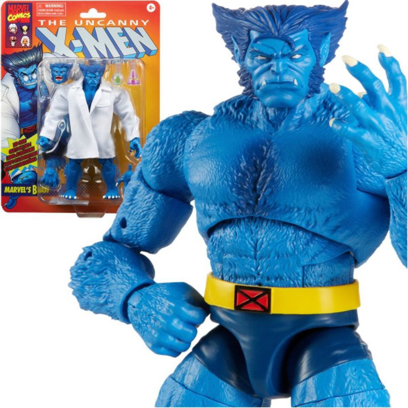 マーベルレジェンド X-MEN ビースト Marvel's Beast X-Men Marvel legends Retrô Hasbro - Melhora o