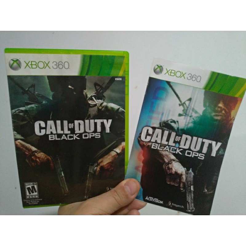 Jogo Xbox 360 Call Of Duty Black Ops Original Mídia Física leia e veja fotos