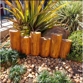 Forma Molde em Abs Virgem 1,5mm Guia De Jardim Cerca - Modelo Ondulada
