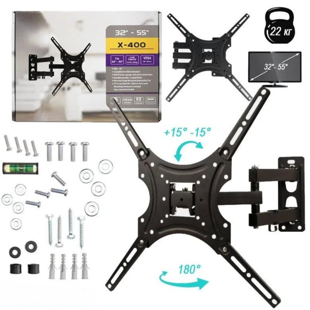 Suporte para TV Universal Fixo Articulado Parede Oled Led Plasma de 10 24 32 43 Até 70 Polegadas