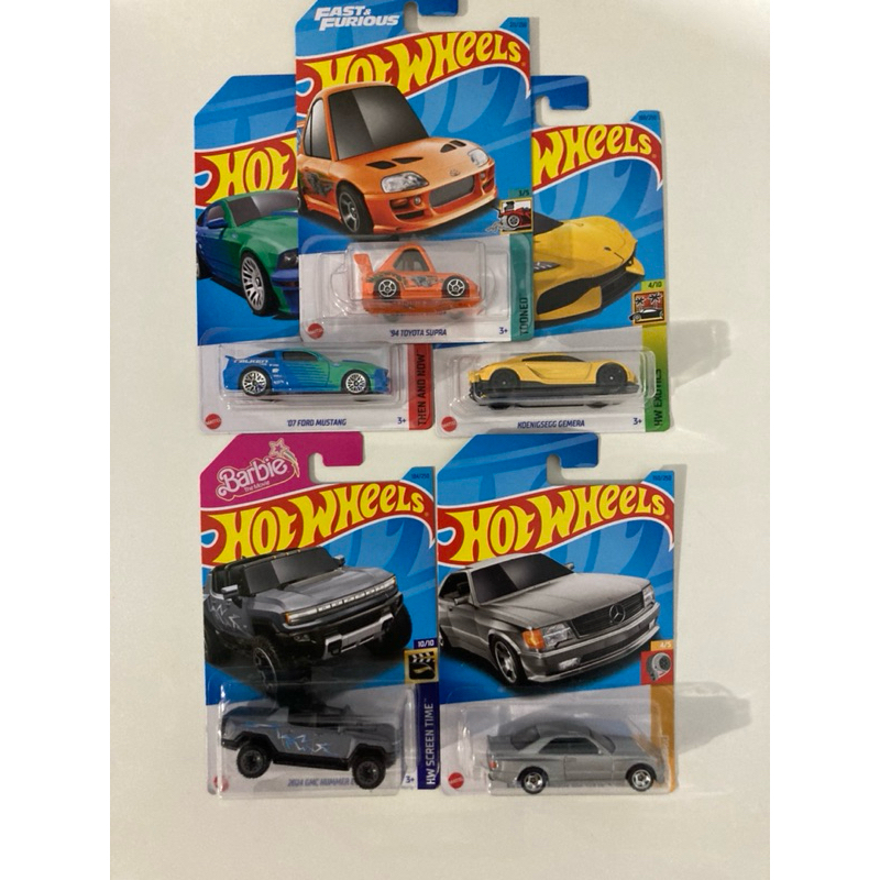 hotwheels supra veloz e furiosos tooned mercedes vários modelos