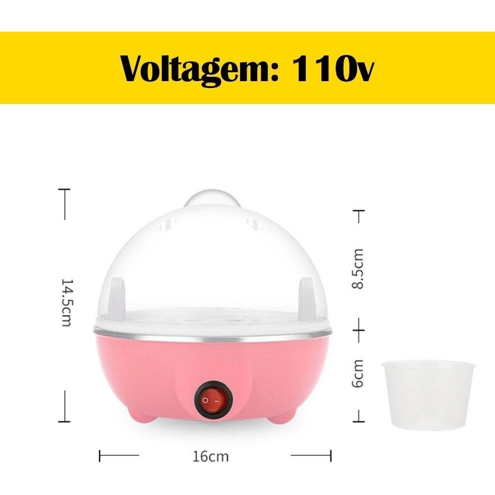 Cozedor De Ovos Eletrico Prático e Rápido | Shopee Brasil