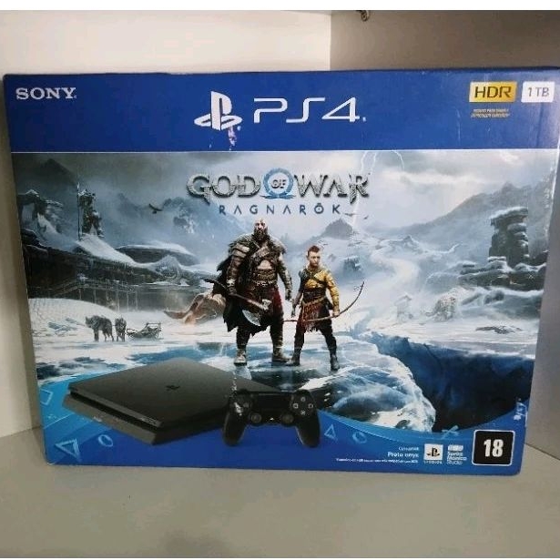 Ps4 Fat 2tb Usado + Dois Jogos Físicos Garantia E Nf