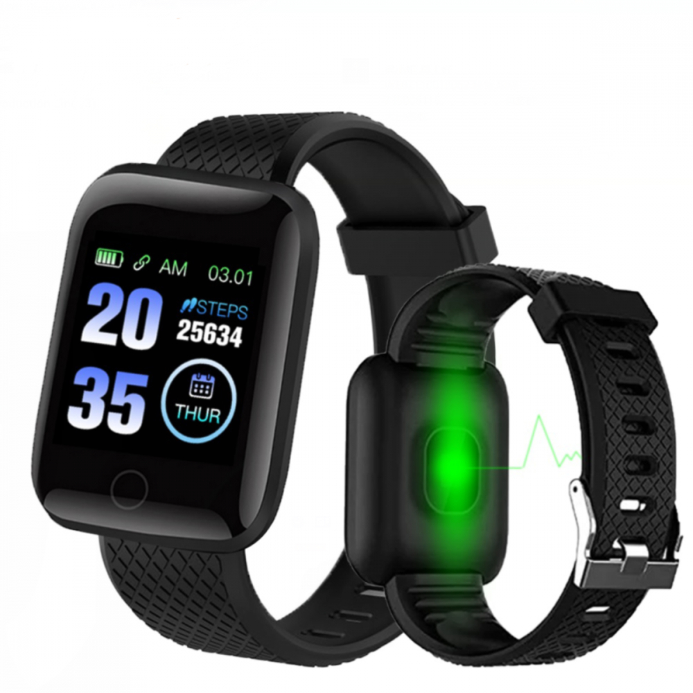 Smartwatch 116S Compatível com i OS e Android Melhor custo benefício do ...