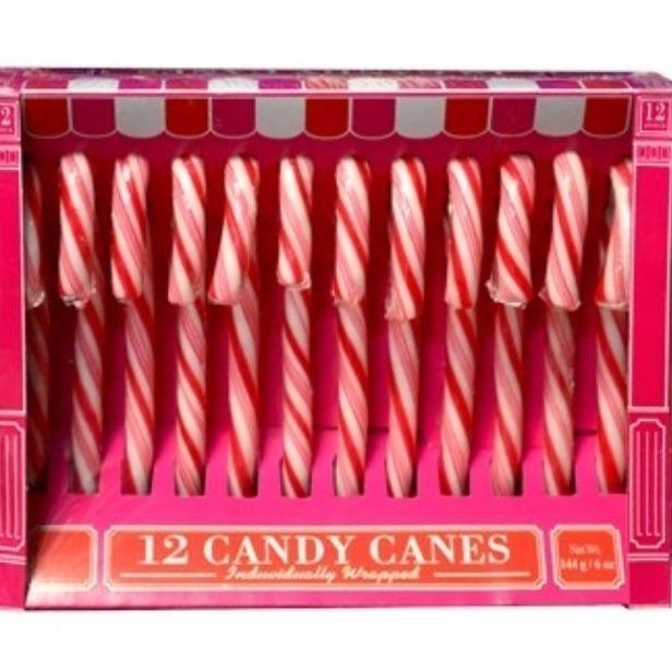 Pirulito Fun Candy Canes Bengalas Natal 144g Importado