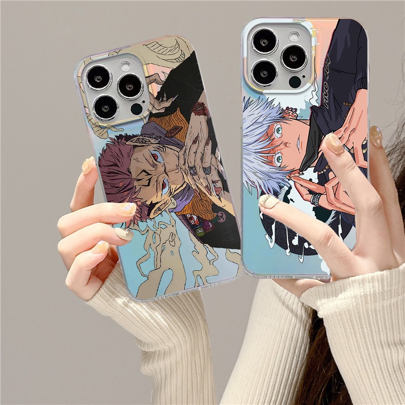 Capa Para Celular Anime Jujutsu Kaisen Para Iphone Gojo&Sukuna 11promax/12/12pro/13