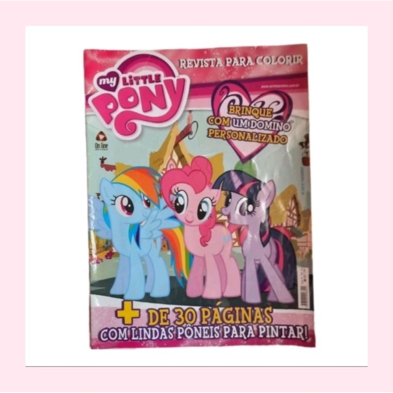 Livro P/ Colorir My Little Pony - Colorir Em 68pgs