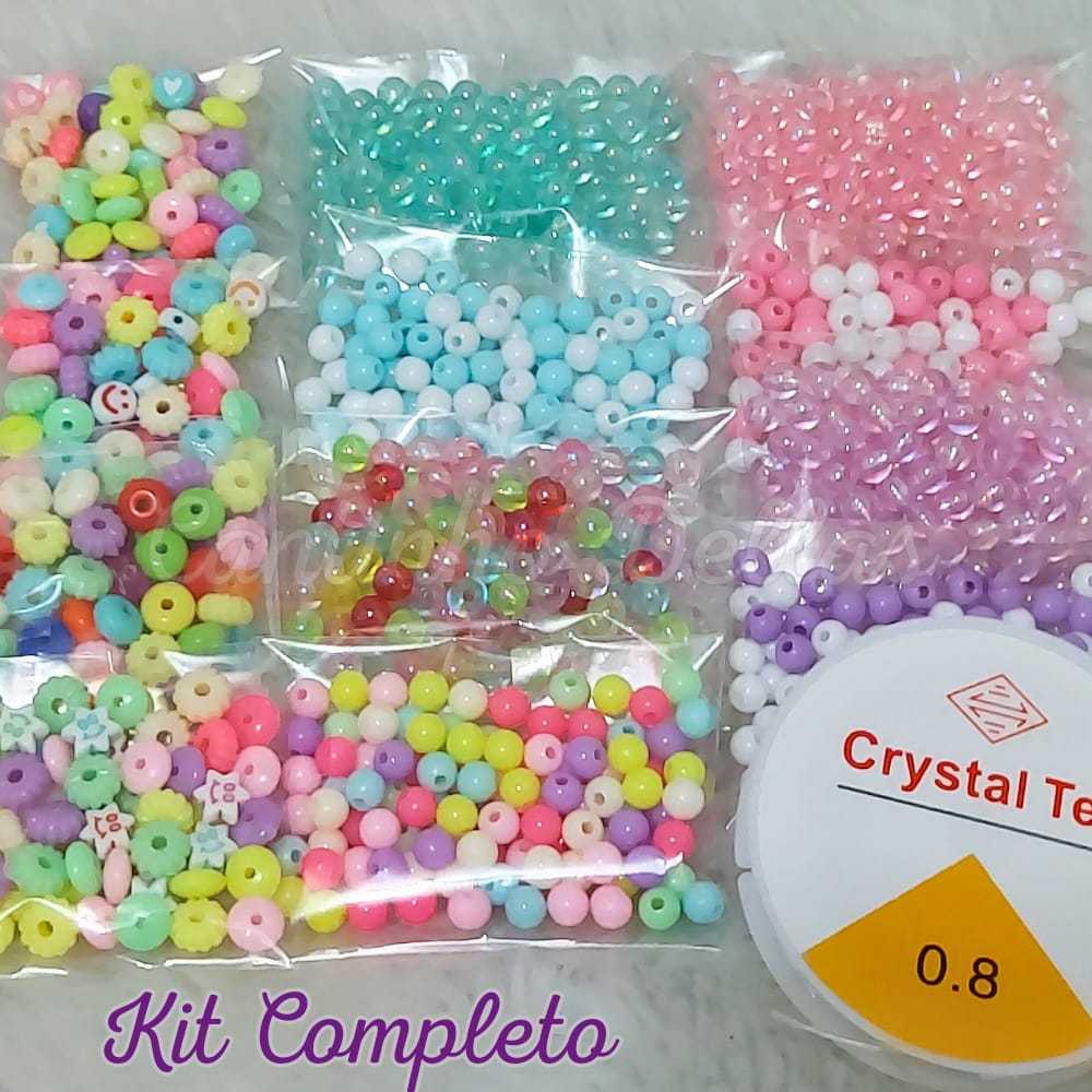 Kit de Miçangas com Bolinhas Boreal - Leia a Descrição | Shopee Brasil