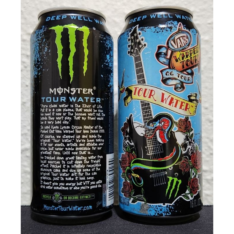 Monster Energy Tour Water 2022 473ml Shopee Brasil