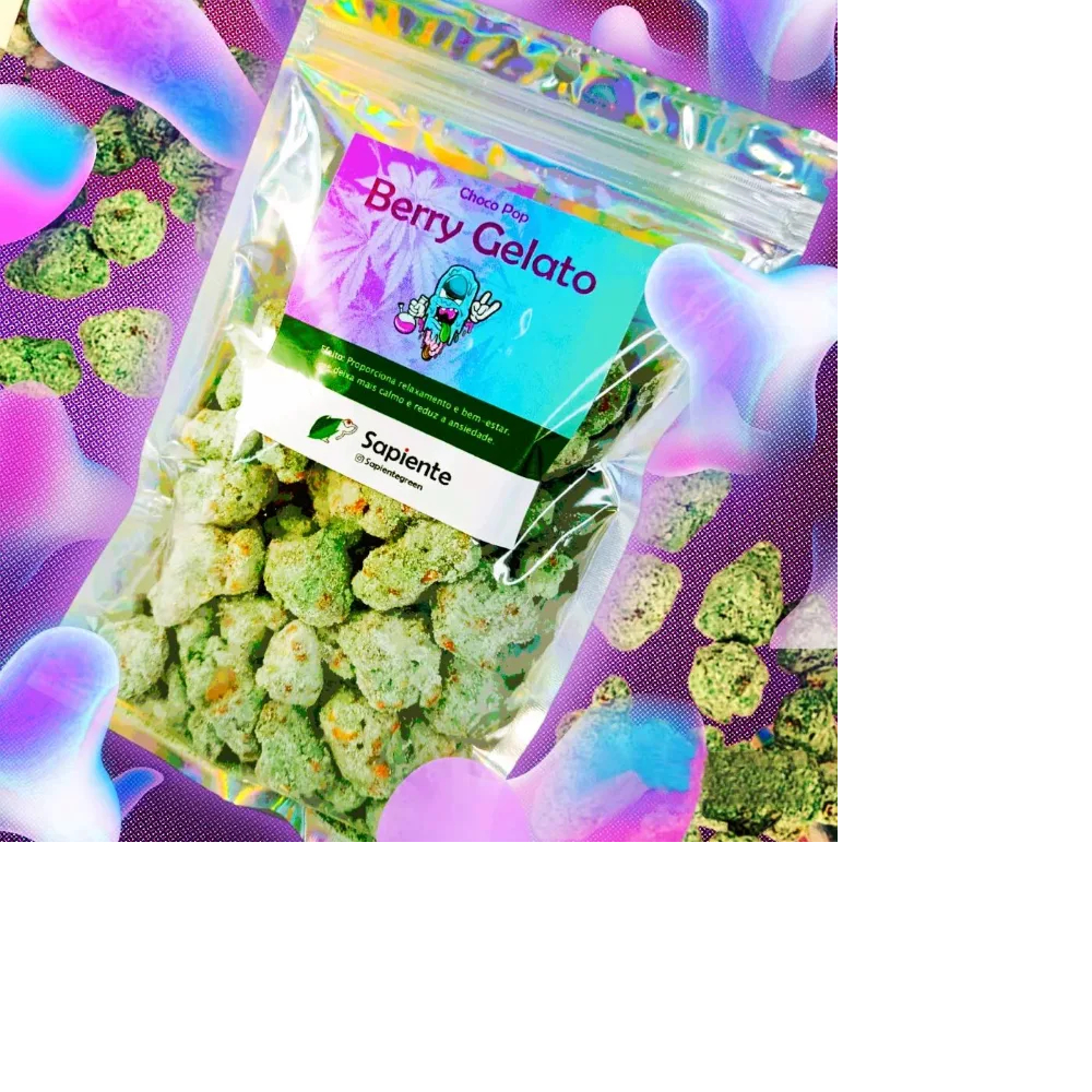 Choco Pipoca Berry Gelato - 40g
