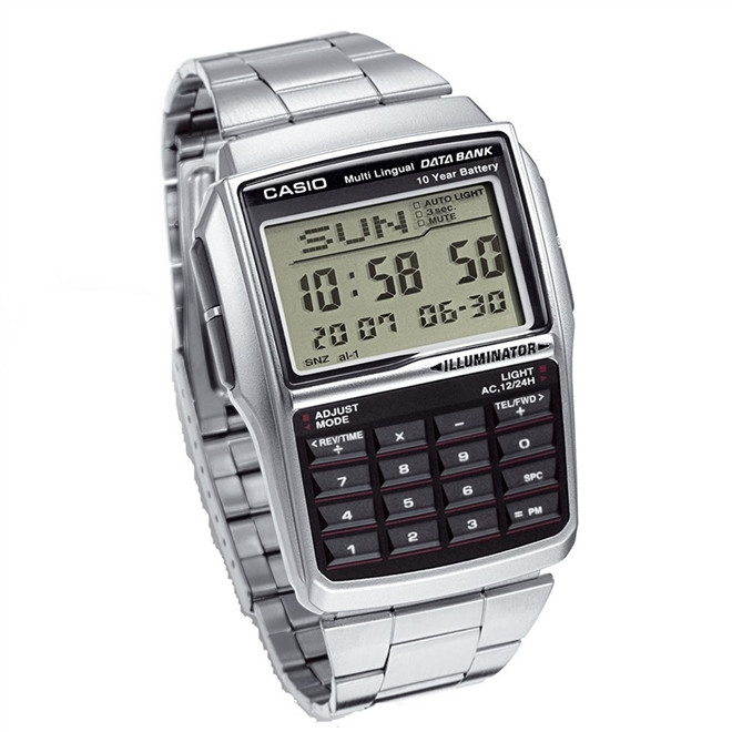Relógio Casio Dbc32 Aço 1a Databank 25 Memória Original | Shopee Brasil